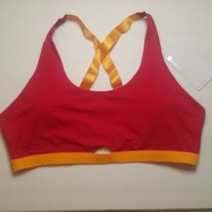 NWT Fabletics Electra Sports Bra XXL / 16-18 red